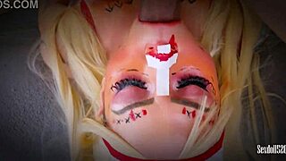 I'm the sexy zombie nurse back from the party, craving cum in this POV scene.