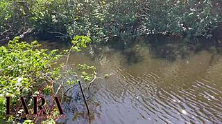 Latina Blows BBC Outdoors