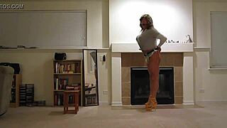 the rachel st clair booty shines in tight handcuff bondage