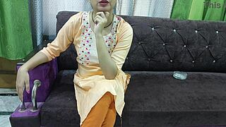 Hindi Couple's First Time Sex with Romantic Mood and Big Tits Play