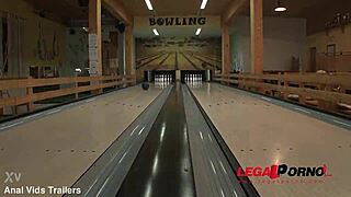 Angie Moon Enjoys Wild 6on1 DP Bowling Night