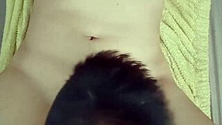 sexy teen 18+ craves intense fucking right after her bath.