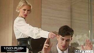 Milfy blonde casca akashova drains every drop