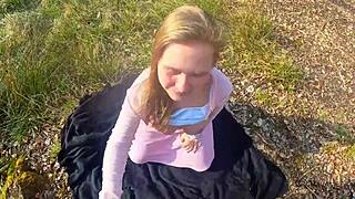 Forest Sex Turns Wild with Curvy Neighbor’s Big Tits and Ass. I Couldn’t Resist!