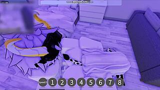 esta vez me pidió que la llene de leche en roblox