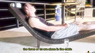 i cheat on my husband with a young waiter at the hotel, and he catches us in the act.