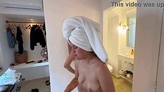 Two Women Apply Cream on Naked Bodies