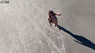 yo, ever tried a wild beach stroll like this one?