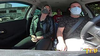 katharine madrid hops in the car for a wild ride with ted 28, tony tigrao, and vagninho 😏