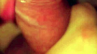 Dominican BBW Latina sucks small cock intensely, swallowing cum eagerly.