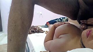 Sister-In-Law Rides Devar In Hotel Bed