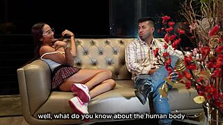 Sexy latina rides teacher for passing grade