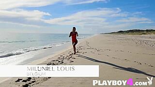 Big tits milf strips naked 😍