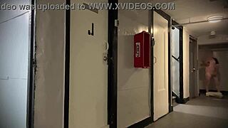 Public Nudity Risk as I Stroke My Muscular Body