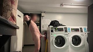 Public Nudity Risk as I Stroke My Muscular Body