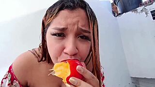 playin’ with my colombian step-cousin while we’re alone! 😉