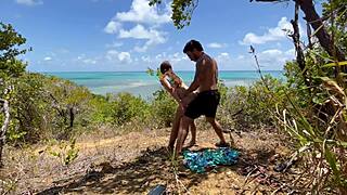 i can't believe how wild anal sex feels on this nordestina beach with everyone watching!