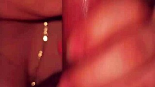 Dominican BBW Latina sucks small cock intensely, swallowing cum eagerly.