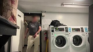 Public Nudity Risk as I Stroke My Muscular Body