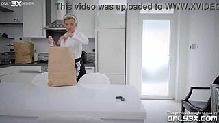 Blonde Latina Redhead Maids Threesome With Big Tits