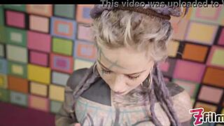 Anal queen anuskatzz in corset plays with metal toy gets ass fucked by big dick and squirts