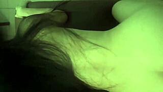 perfect body college girl gets banged standing on sofa, thai style cum on ass.