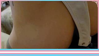 Shemale female and male bareback creampie threesome preview