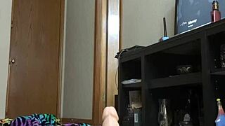 dirty talking you through a footjob with oiled big ass and tits