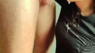 throatpie sloppy she sucked everything out of that cock