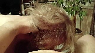 Whore gives passionate blowjob