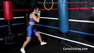 Teen 18+ Performs Intense Deepthroat Blowjob Workout At Gym, Gagging On Big Cock