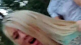 public fuck facial with cumshot on bent over ass