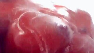 Soapy Ebony Natural Tits