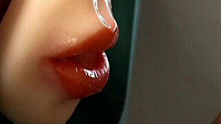 The Hottest Wet Blowjob for Big Cock in Latex!
