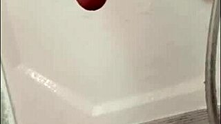 Showering My Dick with Blonde Bodybuilder's Muscular Body