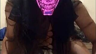 Dirty casting interview with flashing exhibitionists bent over in doggystyle poses.