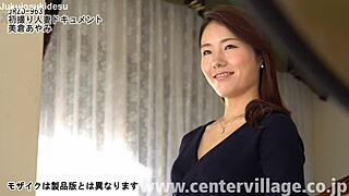 First-Time Wife Documentary - Ayami Mikura Rides Hard for Creampie Sensation!