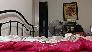 Clothed French Slut In Black Satin Dress And Lingerie Gets Fucked Doggystyle With Blowjob And Pussy Licking