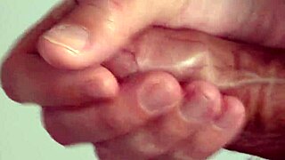 Solo Masturbation Close-Up View.