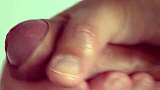 Solo Masturbation Close-Up View.