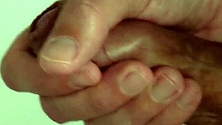 Solo Masturbation Close-Up View.