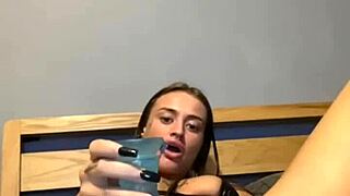 Slutty 19yr Goth Teen Goes Wild with Solo Anal Play