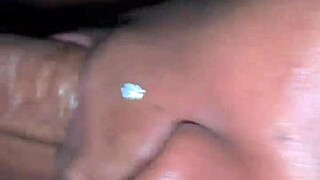 Blonde slut licks big cock