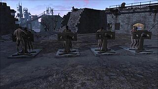 fallout 4 has this multi pillory fuck scene that's so intense