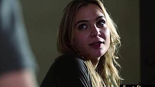 Teen babe gets banged hard after sensual foreplay