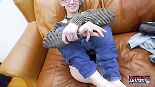 Exotic Nerdy Coed Gets Ass Fucked