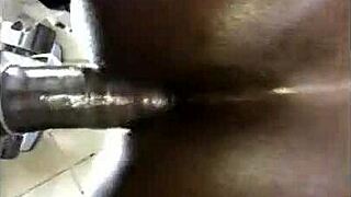 Super Deep Anal Bent Over for Brunette Amateur