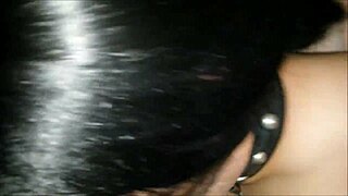 Bound in suggestive bondage play