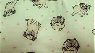 Daring Latina housewife teases boss with no panties.