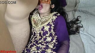 Hot pregnant stepsister gives blowjob to stepbrother on ranch